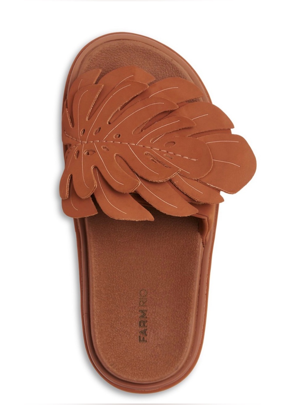 Farm Rio Monstera Anatomic Slide Brown Size 9